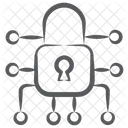 Bloqueo De Cifrado Digital Cifrado Seguridad De Red Icon