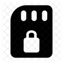 Bloqueo De Memoria Bloqueo Seguridad Icono