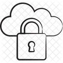 Bloqueo De Nube Nube Seguridad En La Nube Icon