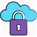 Bloqueo De Nube Nube Seguridad En La Nube Icon