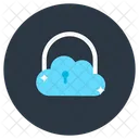 Bloqueo De Nube Nube Privada Candado De Nube Icono