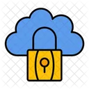 Nube Seguridad En La Nube Seguridad Icono