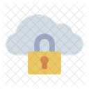 Nube Seguridad Bloqueo Icon
