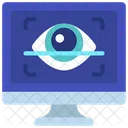 Cerradura de ojo  Icono