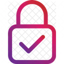 Marca de verificación de bloqueo  Icono