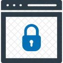 Bloqueo Del Navegador Bloqueo Candado Icono