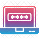 Bloqueo De Computadora Portatil Seguro Contrasena Icono
