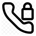 Bloqueo Del Telefono Llamada Segura Bloqueo Icono