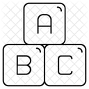 Bloques alfabéticos  Icono