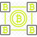 Bloques de bitcoins  Icono