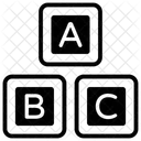Bloques de alfabeto  Icono