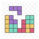 Bloques De Juego Tetris Juego Icono