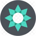 Blossoming Floral Flower Icon