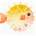 Blowfish Fish Animal Icon
