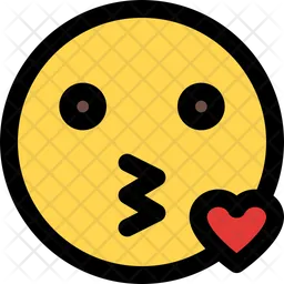 Blowing A Kiss Emoji Icon
