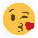 Blowing A Kiss Emoji  Icon