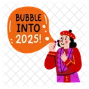 Blowing bubble  Icon