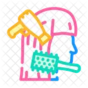Blowing Hair  Icon
