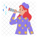 Blowing trumpet Icon
