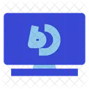Blu Ray Television Icon