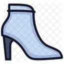 Blue Ankle Boots  Icon