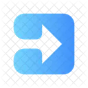Flat Illustration Arrow Icon