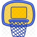 Blue Basketball Hoop  Icon
