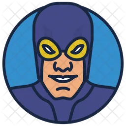 Blue Beetle Emoji Icon