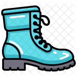 Blue Boots Shoes  Icon