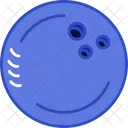 Blue Bowling Ball  Icon
