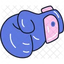 Blue Boxing Gloves  Icon