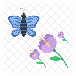 Blue butterfly  Icon