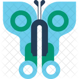 Blue butterfly  Icon