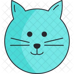 Blue Cat  Icon