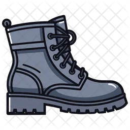 Blue Combat Shoes Shoes  Icon