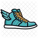 Blue Derby Sneakers Shoes  Icon