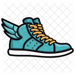 Blue Derby Sneakers Shoes  Icon