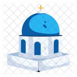 Blue Domed Church  Icon