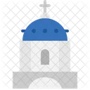 Blue domed church  Icon