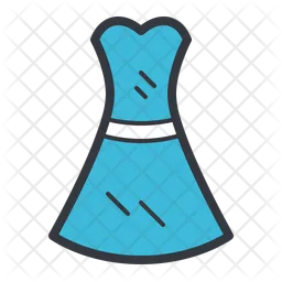 Blue-dress  Icon