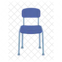 Blue empty chair  Icon