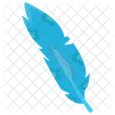 Blue Feather Feather Plumage Icon