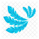Blue feathers  Icon