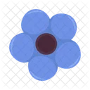 Blue flower  Icon