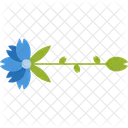Blue Flower Arrow Arrow Decorative Icon