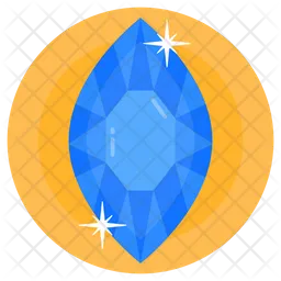 Blue Gem  Icon