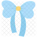 Blue gift bow  Icon