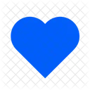 Blue Heart Love Heart Icon