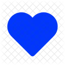 Blue Heart Love Heart Icon