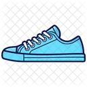 Blue Horizon Cap Toe Sneakers Shoes  Icon